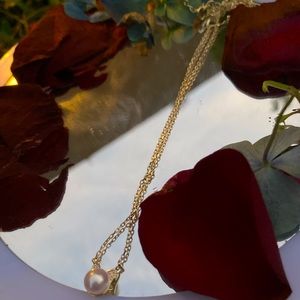 White Pearl , Gold Chained ( represents cats )